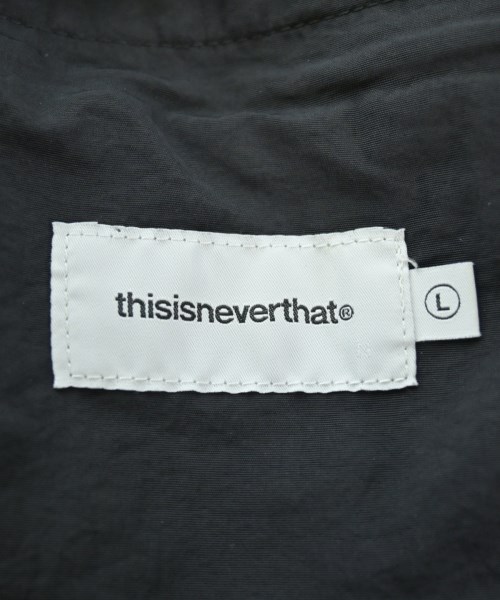 thisisneverthat（ディスイズネバーザット）ショートパンツ 黒 サイズ:L メンズ/2200692344095