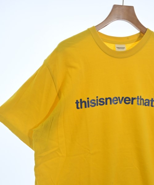 thisisneverthat（ディスイズネバーザット）Tシャツ・カットソー 黄 サイズ:L メンズ/2200701524142