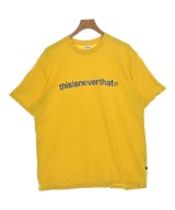 thisisneverthat（ディスイズネバーザット）Tシャツ・カットソー 黄 サイズ:L メンズ/2200701524142