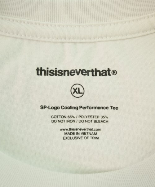 thisisneverthat（ディスイズネバーザット）Tシャツ・カットソー 白 サイズ:XL メンズ/2200658563034