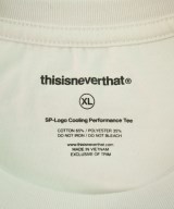 thisisneverthat（ディスイズネバーザット）Tシャツ・カットソー 白 サイズ:XL メンズ/2200658563034