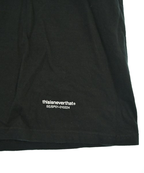 thisisneverthat（ディスイズネバーザット）Tシャツ・カットソー 黒 サイズ:L メンズ/2200658563041