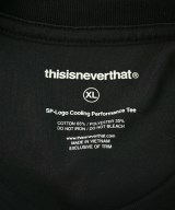 thisisneverthat（ディスイズネバーザット）Tシャツ・カットソー 黒 サイズ:XL メンズ/2200658563065
