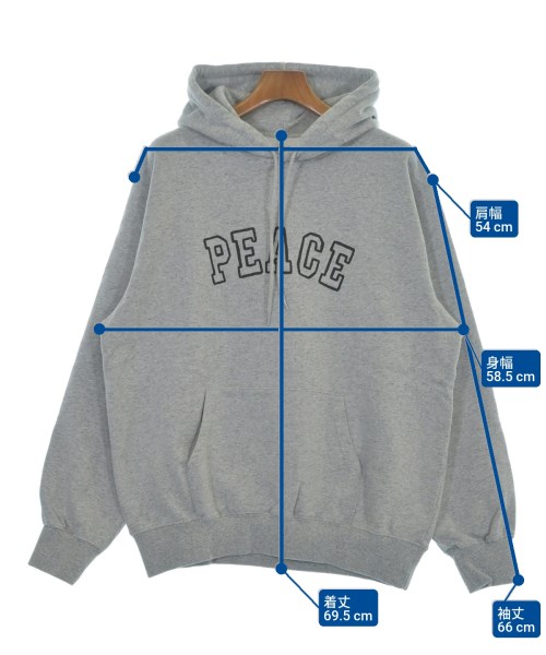 thisisneverthat（ディスイズネバーザット）パーカー グレー サイズ:L メンズ/2200655219033