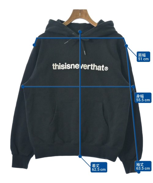 thisisneverthat（ディスイズネバーザット）パーカー 黒 サイズ:S メンズ/2200657755133
