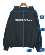 thisisneverthat（ディスイズネバーザット）パーカー 黒 サイズ:S メンズ/2200657755133