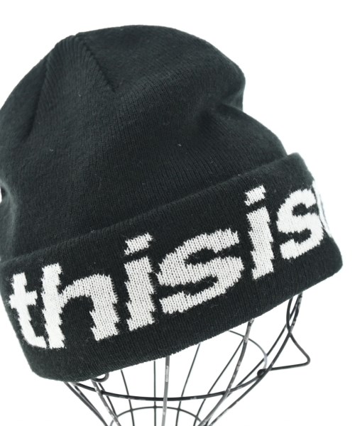 thisisneverthat（ディスイズネバーザット）ニットキャップ・ビーニー 黒 サイズ:- メンズ/2200657755157