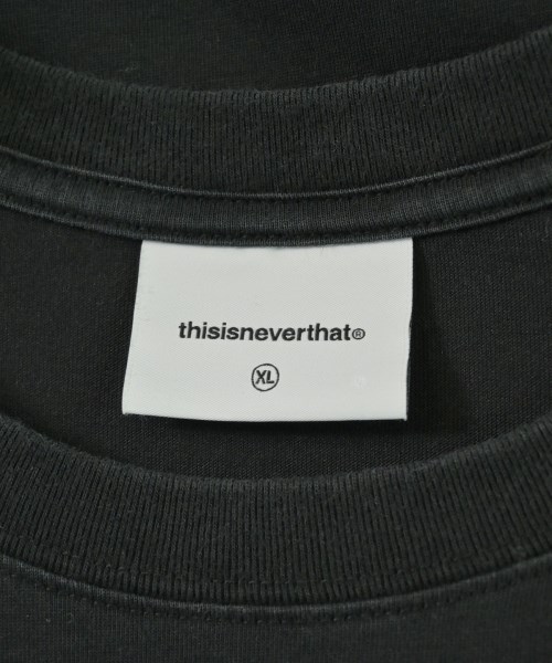 thisisneverthat（ディスイズネバーザット）Tシャツ・カットソー 黒 サイズ:XL メンズ/2200712774024