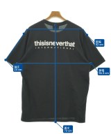 thisisneverthat（ディスイズネバーザット）Tシャツ・カットソー 黒 サイズ:XL メンズ/2200712774024