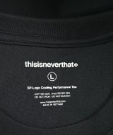 thisisneverthat（ディスイズネバーザット）Tシャツ・カットソー 黒 サイズ:L メンズ/2200714674087