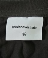 thisisneverthat（ディスイズネバーザット）Tシャツ・カットソー 黒 サイズ:XL メンズ/2200716434047