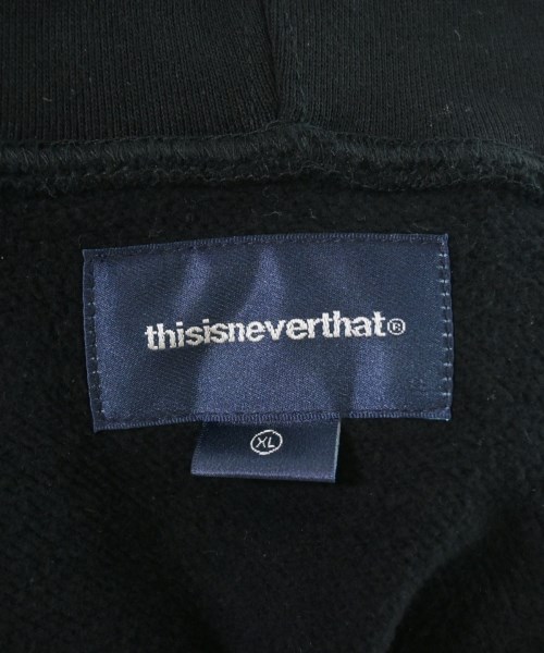 thisisneverthat（ディスイズネバーザット）パーカー 黒 サイズ:XL メンズ/2200644129053