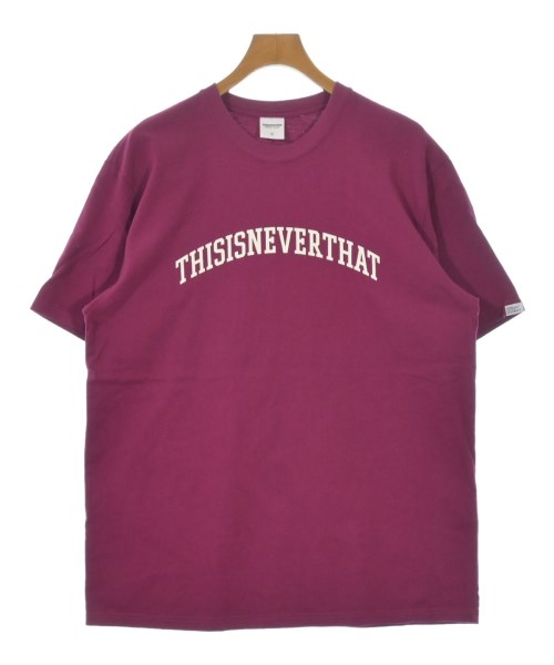 thisisneverthat(ディスイズネバーザット)Tシャツ・カットソー 赤 サイズ:L/2200646973265