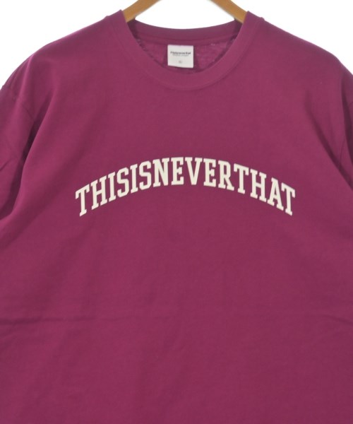 thisisneverthat（ディスイズネバーザット）Tシャツ・カットソー 赤 サイズ:L メンズ/2200646973265
