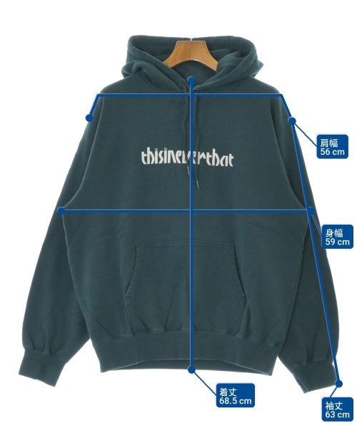 thisisneverthat（ディスイズネバーザット）パーカー 緑 サイズ:L メンズ/2200704950108