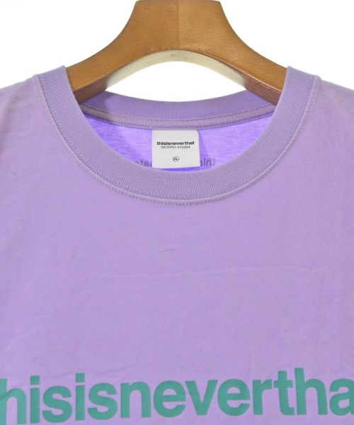 thisisneverthat（ディスイズネバーザット）Tシャツ・カットソー 紫 サイズ:XL メンズ/2200708811016