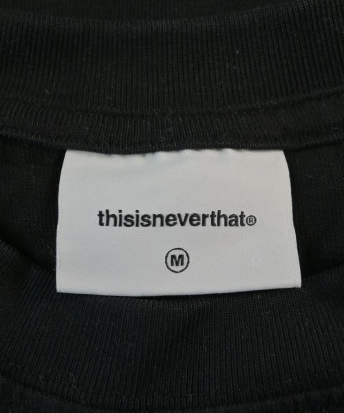 thisisneverthat（ディスイズネバーザット）Tシャツ・カットソー 黒 サイズ:M メンズ/2200646678047