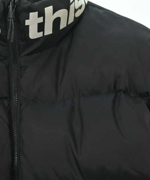 thisisneverthat（ディスイズネバーザット）ダウンジャケット/ダウンベスト 黒 サイズ:M メンズ/2200665997037