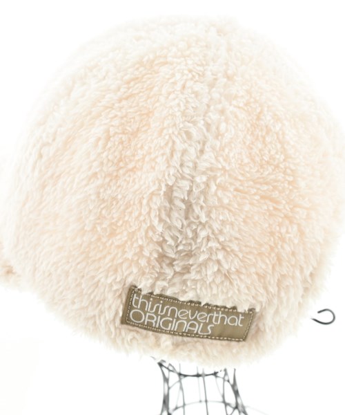 thisisneverthat（ディスイズネバーザット）キャップ 白 サイズ:- メンズ/2200670493029