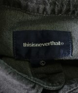 thisisneverthat（ディスイズネバーザット）カジュアルシャツ グレー サイズ:L メンズ/2200736557078