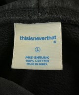 thisisneverthat（ディスイズネバーザット）パーカー 黒 サイズ:L メンズ/2200681380011