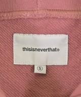 thisisneverthat（ディスイズネバーザット）パーカー ピンク サイズ:S レディース/2200683987188