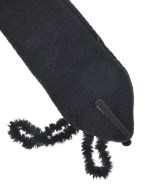 MEGMIURA（メグミウラ）マフラー 黒 サイズ:- レディース/2200672913082