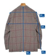 0909（ゼロナインゼロナイン）テーラードジャケット 茶 サイズ:46(M位) メンズ/2200633861926