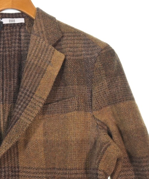 0909（ゼロナインゼロナイン）テーラードジャケット 茶 サイズ:46(M位) メンズ/2200633861933