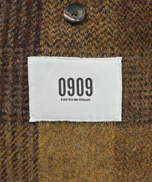 0909（ゼロナインゼロナイン）テーラードジャケット 茶 サイズ:50(XL位) メンズ/2200596989187