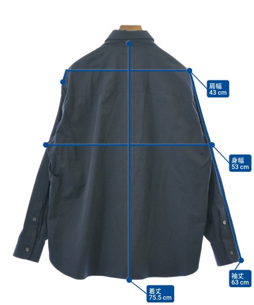 IHNN（イン）ブラウス 紺 サイズ:2(M位) レディース/2200632845088