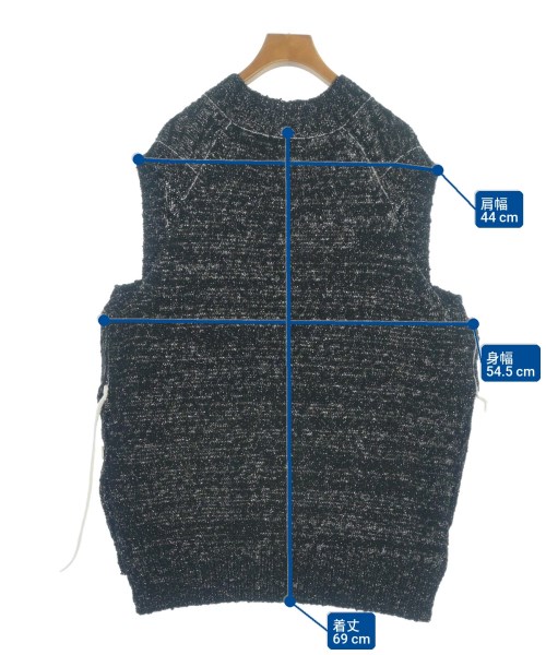 IHNN（イン）ベスト 黒 サイズ:F レディース/2200647165140