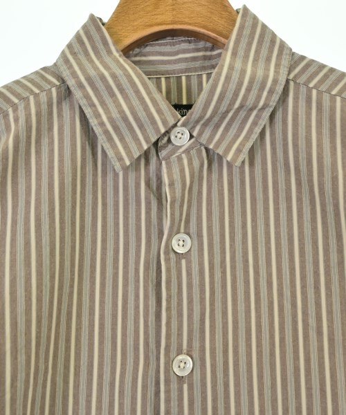 evan kinori（エヴァンキノリ）カジュアルシャツ 茶 サイズ:S メンズ/2200678449028