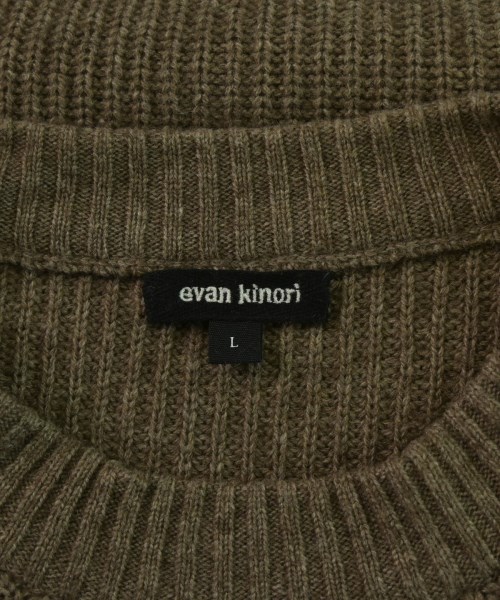evan kinori（エヴァンキノリ）ニット・セーター 茶 サイズ:L メンズ/2200646103020