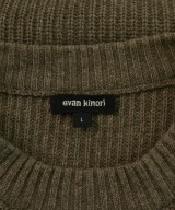 evan kinori（エヴァンキノリ）ニット・セーター 茶 サイズ:L メンズ/2200646103020