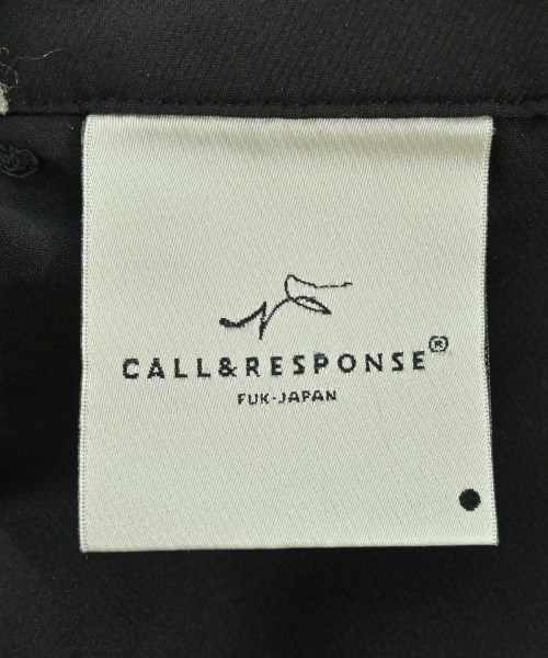 CALL&RESPONSE（コールアンドレスポンス）その他 黒 サイズ:1(S位) メンズ/2200659548085