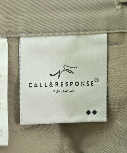 CALL&RESPONSE（コールアンドレスポンス）その他 カーキ サイズ:2(M位) メンズ/2200659548092