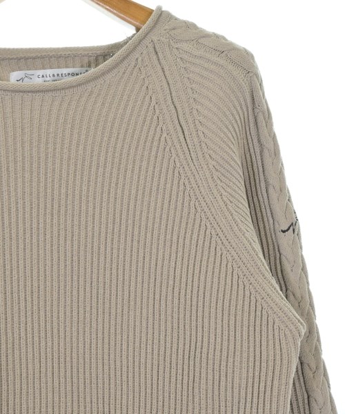 CALL&RESPONSE（コールアンドレスポンス）ニット・セーター ベージュ サイズ:-(S位) メンズ/2200654460115