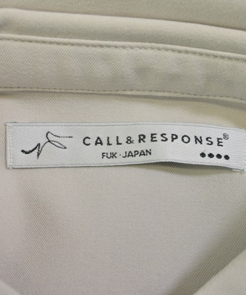 CALL&RESPONSE（コールアンドレスポンス）カジュアルシャツ ベージュ サイズ:-(M位) メンズ/2200683003017