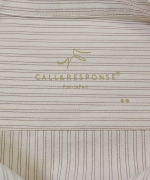 CALL&RESPONSE（コールアンドレスポンス）カジュアルシャツ 白 サイズ:-(M位) メンズ/2200688870010