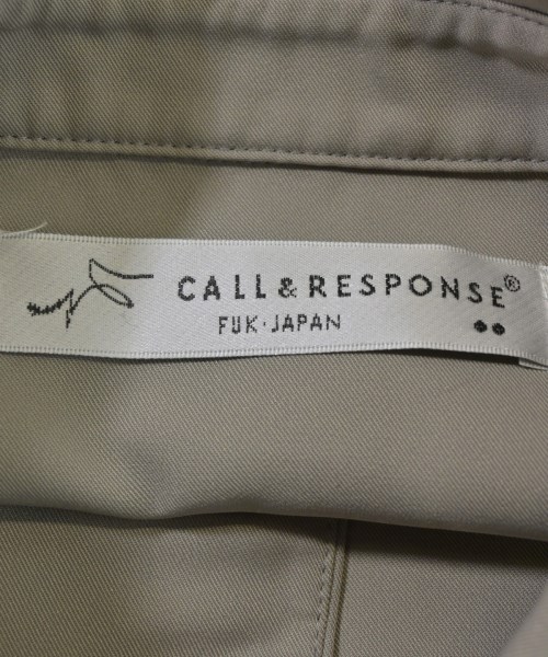 CALL&RESPONSE（コールアンドレスポンス）カジュアルシャツ カーキ サイズ:-(L位) メンズ/2200688870027