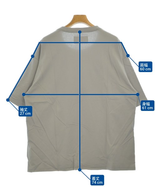prasthana（プラスターナ）Tシャツ・カットソー グレー サイズ:F メンズ/2200682272179