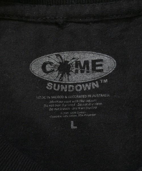 COME SUNDOWN（カムサンダウン）Tシャツ・カットソー 黒 サイズ:L メンズ/2200616515907