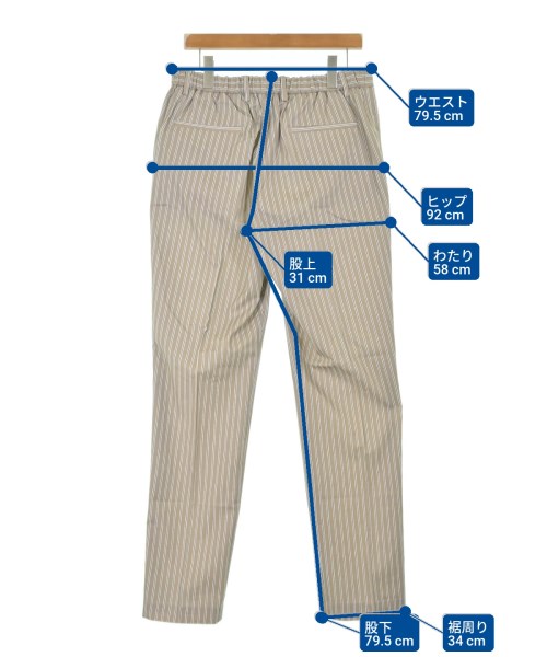 DEVORE（デヴォレ）スラックス 茶 サイズ:50(XL位) メンズ/2200609061084