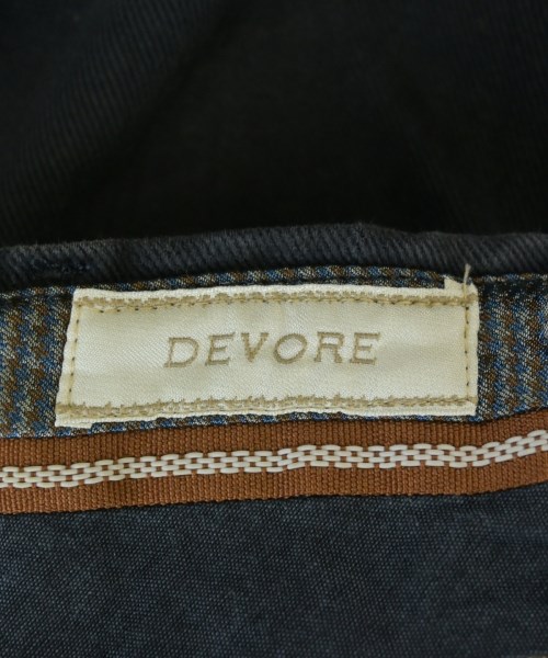 DEVORE（デヴォレ）スラックス 紺 サイズ:46(M位) メンズ/2200684350035
