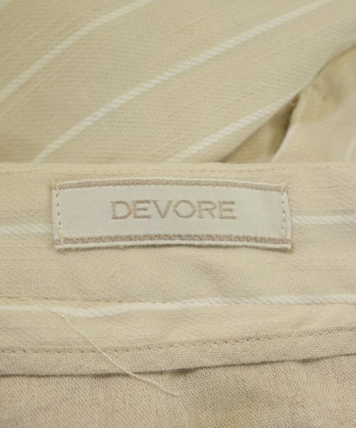 DEVORE（デヴォレ）スラックス ベージュ サイズ:46(M位) メンズ/2200693442059