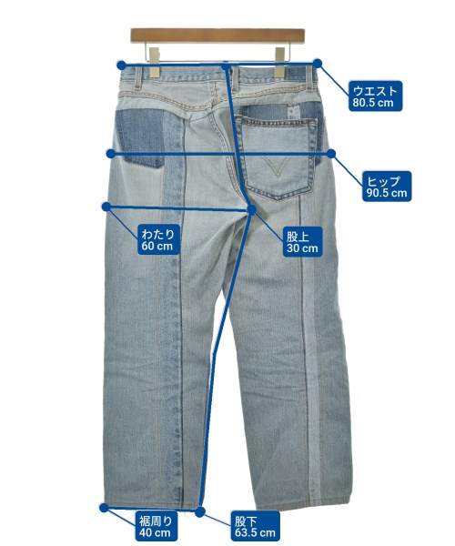 masao shimizu（マサオシミズ）デニムパンツ 青 サイズ:2(M位) レディース/2200650178038