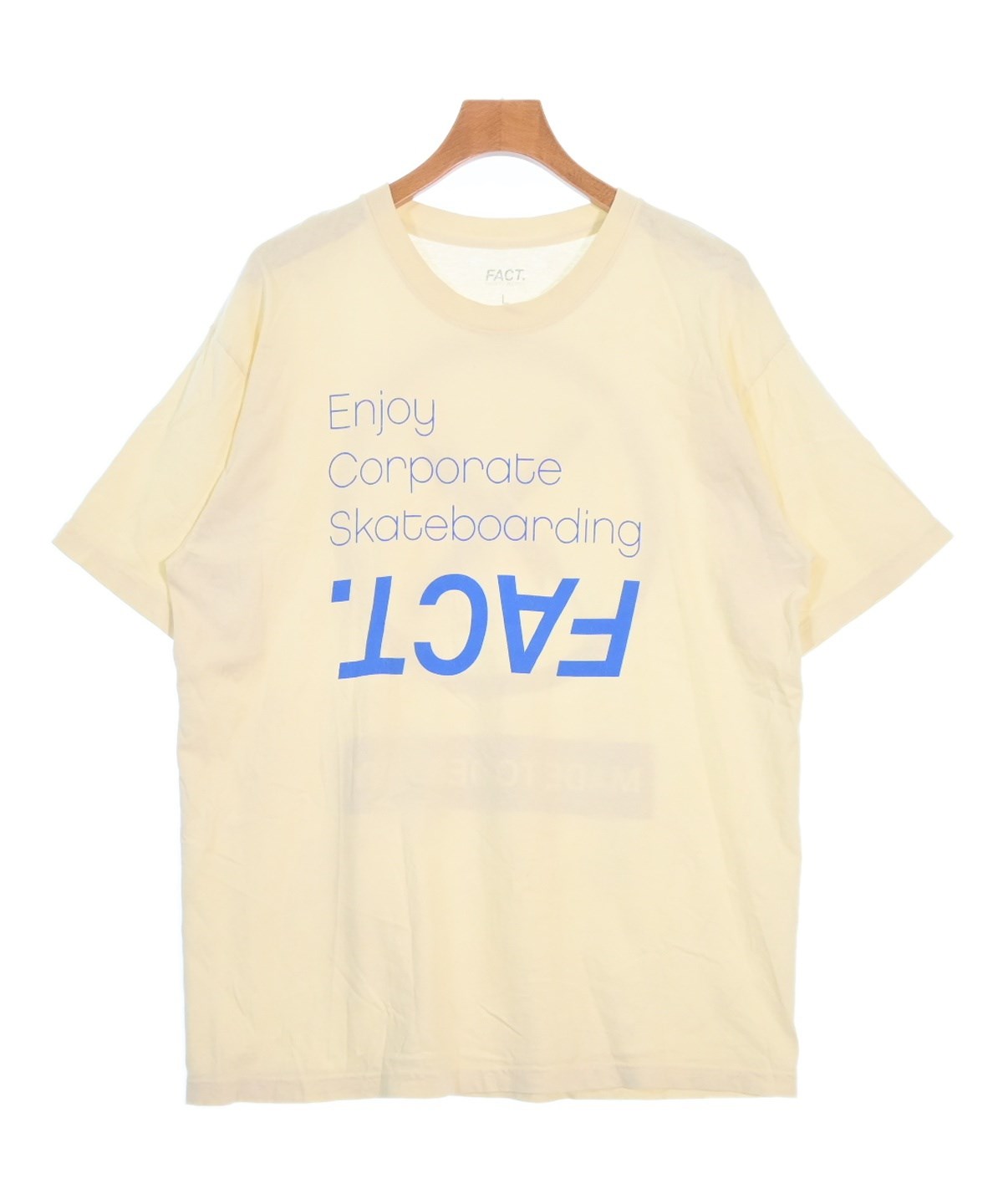 FACT Tシャツ Lサイズ FACT.（ファクト）Tシャツ・カットソー ベージュ サイズ:L メンズ