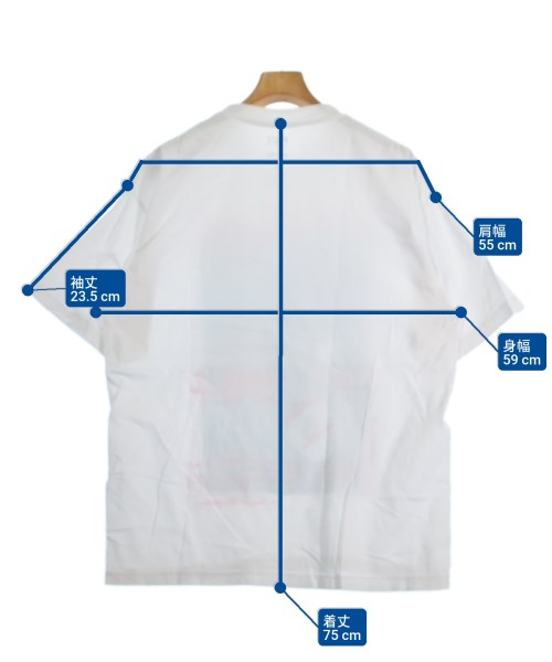 FACT.（ファクト）Tシャツ・カットソー 白 サイズ:L メンズ/2200652793208