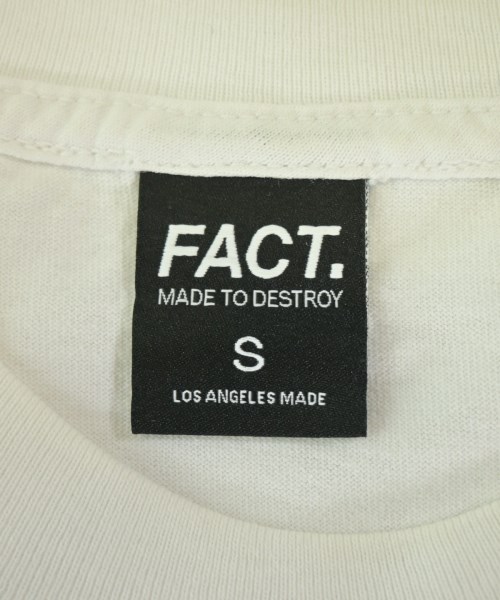 FACT.（ファクト）Tシャツ・カットソー 白 サイズ:S メンズ/2200720471359